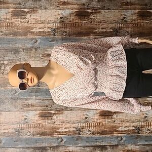 Japna floral cottage core blouse